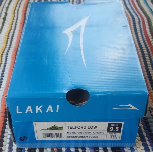 Lakai Telford XLK Low Skate, New In Original Box! Mens 9.5 - Picture 10 of 10
